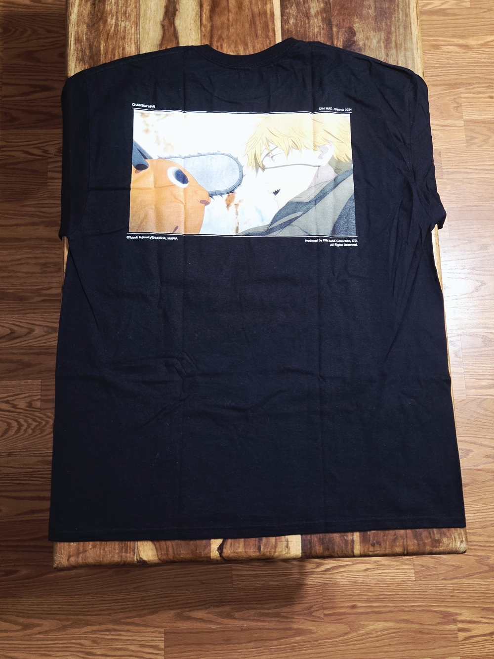 Steve Aoki's Dim Mak/Chainsaw Man Collab Men's Black Tee